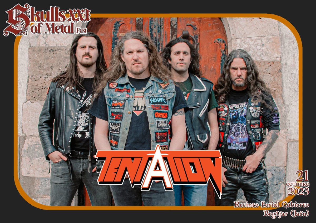 FestSkulls's tweet photo. Del país vecino, Francia, viene @TentationFrance, joven banda fundada en 2012, con un Ep y un LP publicado en 2021, bajo el nombre "Le berceau des dieux". Nos traerá un Heavy Metal clásico bien ejecutado y cantadas en su idioma.

Entradas online:👇
https://t.co/QM7ZFjJfLh https://t.co/VZkV1x1dJ4