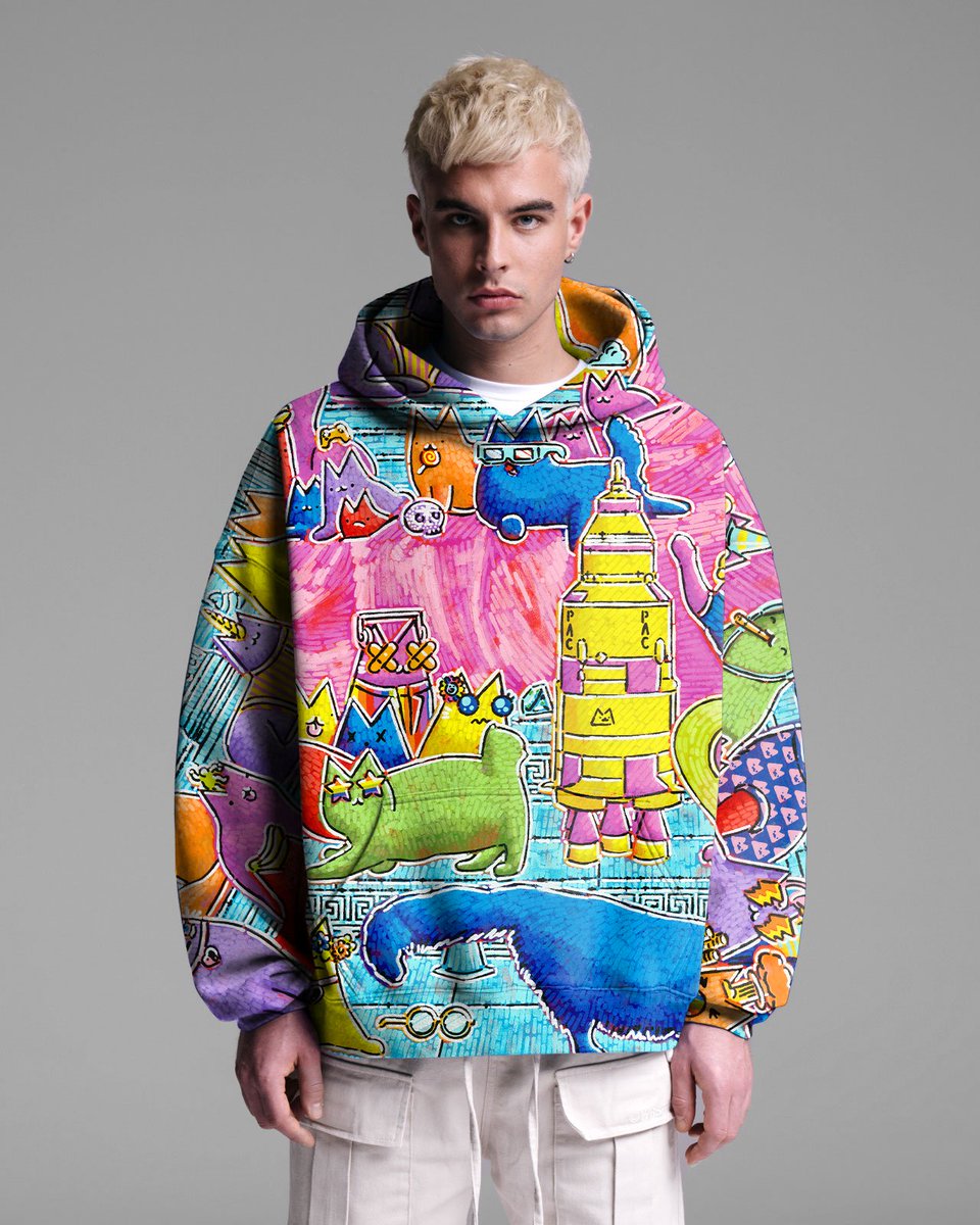 Only 14 of 50 limited edition Pop Art Wonders hoodies available! Get them now on 
mattchessco.com

#PopArtCats #PopArtWonders