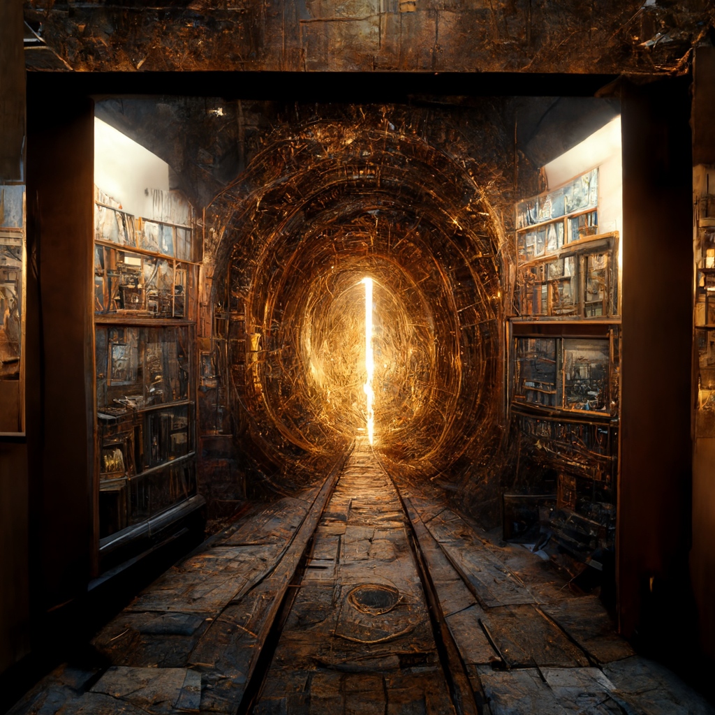 infinityEngines's tweet image. Time tunnel.
#aiArt inspired by the books of The Infinity Engines.

 #art #artoftheday #vintage #digitalart  #time  #timetravel #scifi #sciencefictionart #sciencefictionstories #scifibooks  #fantasy #sciencefictionart #fantasyart #steampunk