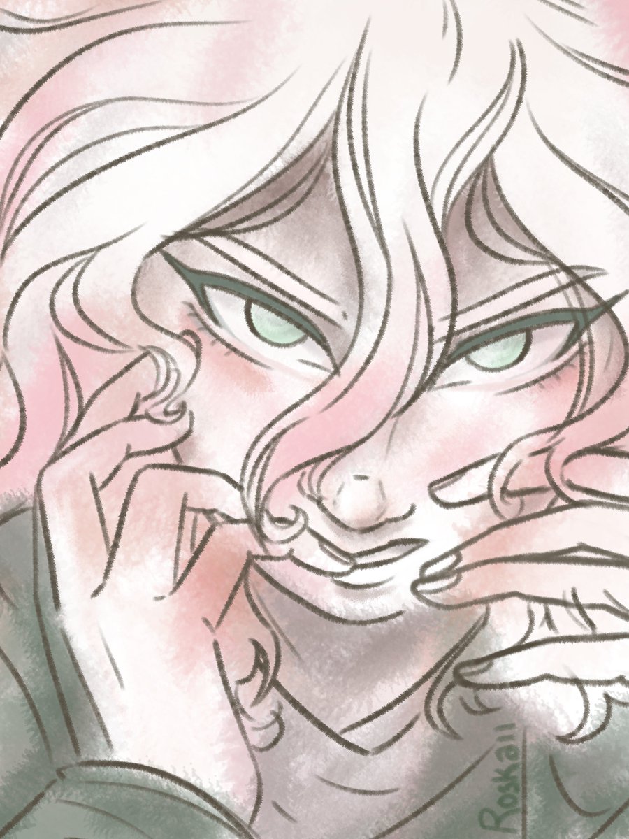 Komaeda.. first sketch of him :) #dangaronpa #sdr2 #dr2 #nagitokomaeda