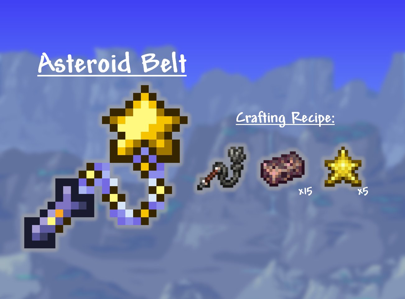 r/Terraria on Twitter "First attempt at making a Custom Weapon, the