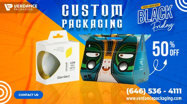 VerdPackaging's tweet photo. Verdance Packaging has a good selection of #custompackagingboxes. Customers can submit their orders by choosing the best size, stock, quantity, and colors. On #blackfriday, we are offering our customers a 50% discount on #customboxes &amp; #customprintedpackaging #blackfridaysale https://t.co/yfsolOlp4n