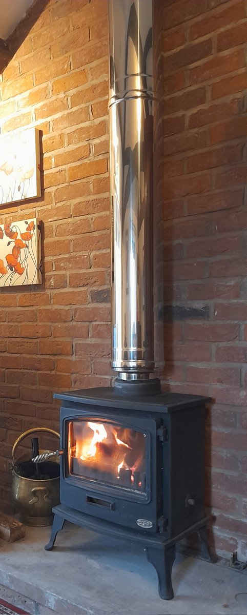 New fireplace for Nuthatch cottage this week :) #holiday #cottages #Cumbria #LakeDistrict