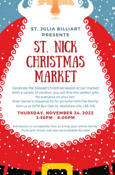 stjuliabilliart's tweet image. SJBT Christmas Market has finally arrived! All are welcome!