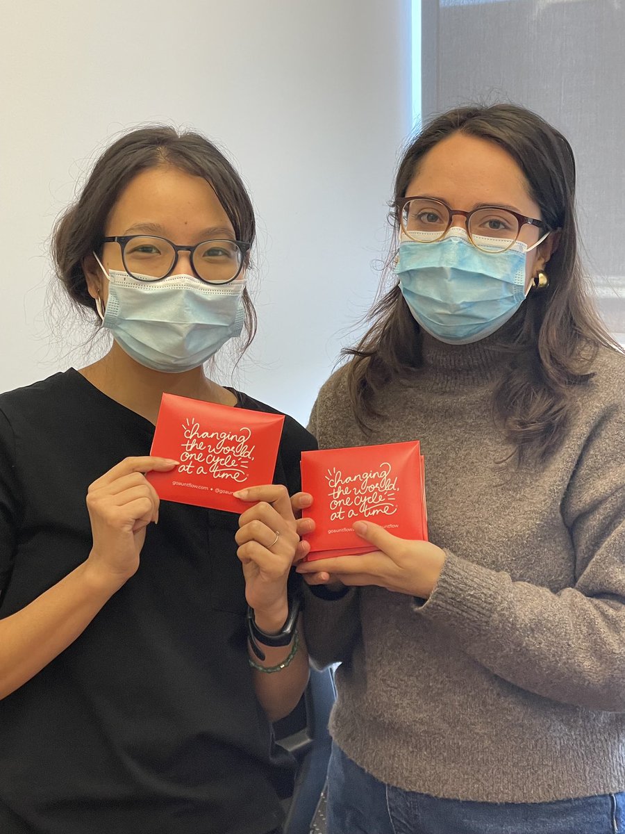 juliettew_s's tweet photo. We’re so excited to see this @GoAuntFlow system implemented on our research floor here at @QueensCRI. Soon, students and staff will have access to free organic cotton period products. Huge thanks to our mentor @CanImmun for spearheading this initiative! https://t.co/TrVA8qCMyX