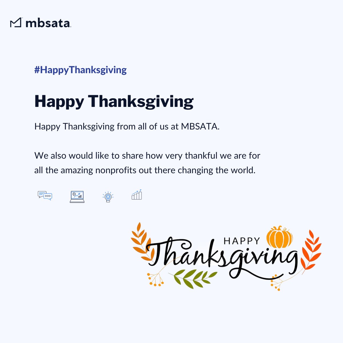 MBSATANY's tweet photo. Happy Thanksgiving! https://t.co/yGKBkMZE75