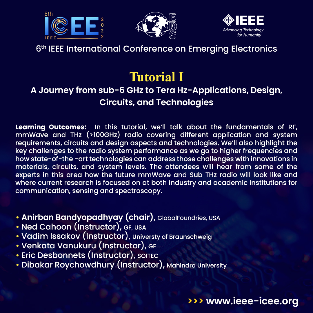 2022Icee's tweet photo. 𝐑𝐞𝐠𝐢𝐬𝐭𝐞𝐫 𝐟𝐨𝐫 𝐭𝐡𝐞 6𝐭𝐡 𝐈𝐄𝐄𝐄 𝐈𝐂𝐄𝐄 𝐓𝐮𝐭𝐨𝐫𝐢𝐚𝐥𝐬. There are 5 tutorials, covering 22 unique topics (each 1.5 Hrs), offered by leading academics and industry experts.

𝐑𝐞𝐠𝐢𝐬𝐭𝐞𝐫 𝐇𝐞𝐫𝐞: https://t.co/ZcfLRez0ub https://t.co/lFcDO7tnfx