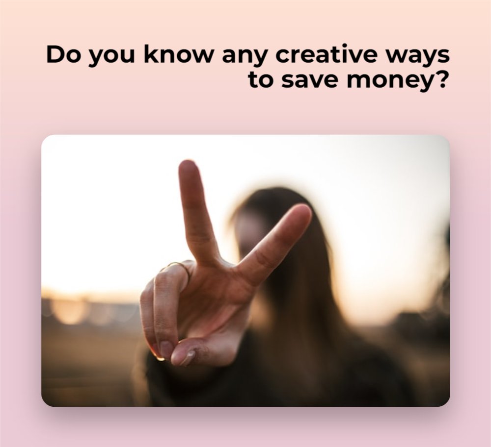 Do you know any creative ways to save money?

 #randomquestion #question #answers

This post was auto-generated using our latest tool, Artify Auto!
If you're curious about it, check it out here 👇🏼
artify.co
