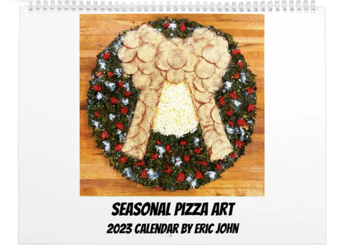 Eric John Pizza Artist 🍕 on Twitter "Seasonal Pizza Art Calendar 50
