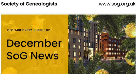 Society of Genealogists tweet media