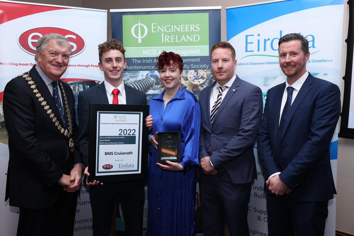 BMS Cruiserath, has been awarded the 2022 MEETA Asset Management Award in Skills &amp; Workforce Development.