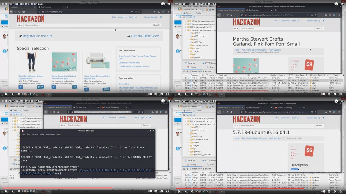 Alonso_ReYDeS's tweet photo. El Webinar Gratuito: "Inyección SQL" está disponible en video. #cybersecurity #hacking #readteam #bugbounty #forensics #osint 💡 https://t.co/RV0aWMwNYM https://t.co/J14JAgT3p4