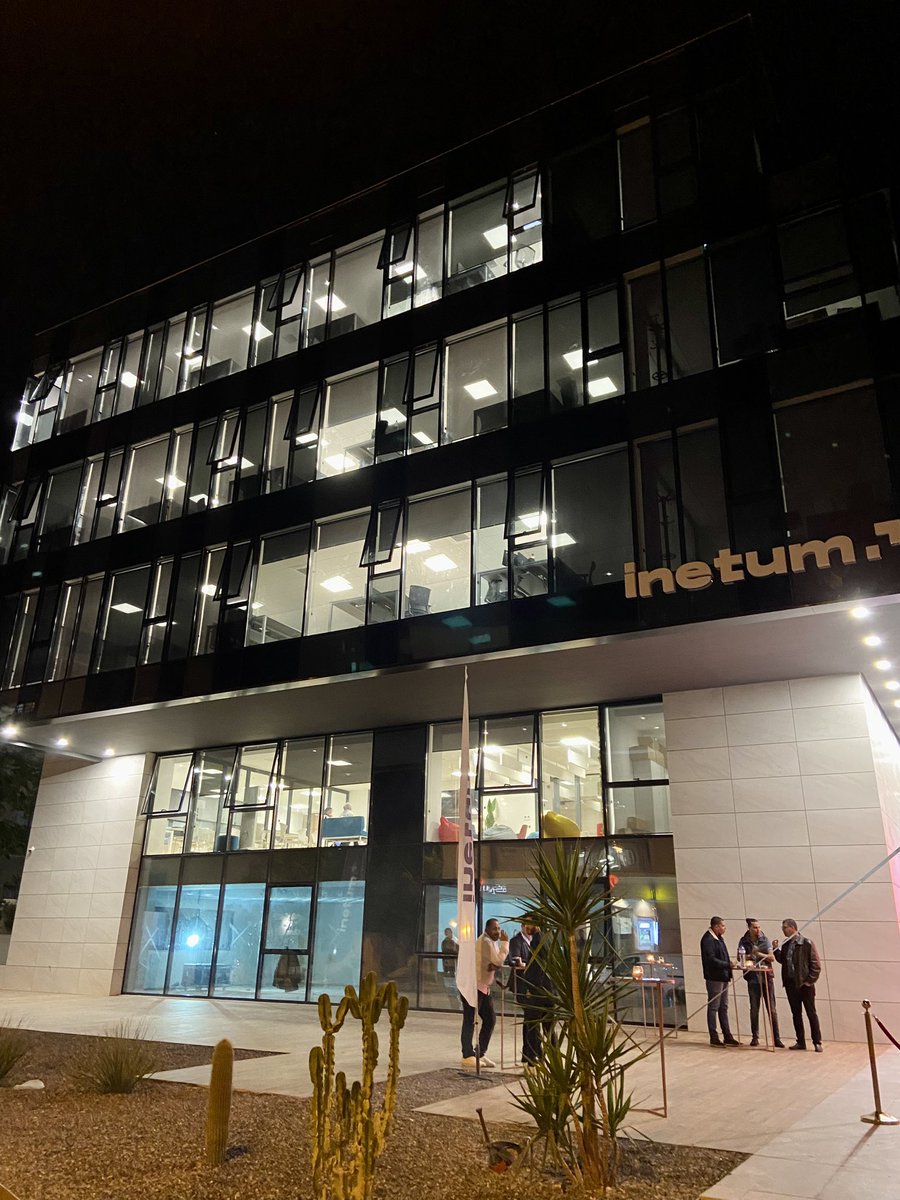 👏équipes <a href="/inetum_world/">Inetum (in English)</a> qui inaugurent leur nouveau siège à Tunis 🇫🇷🤝🇹🇳en présence de la direction du groupe 😊 anciens volontaires &amp; coopérants et <a href="/ParantAndre/">André Parant</a> 
👉 Très heureux de saluer la nouvelle directrice en Tunisie <a href="/TlSyrine/">syrine tlili</a> félicitations 👍 #TFE2Rives #Codéveloppement