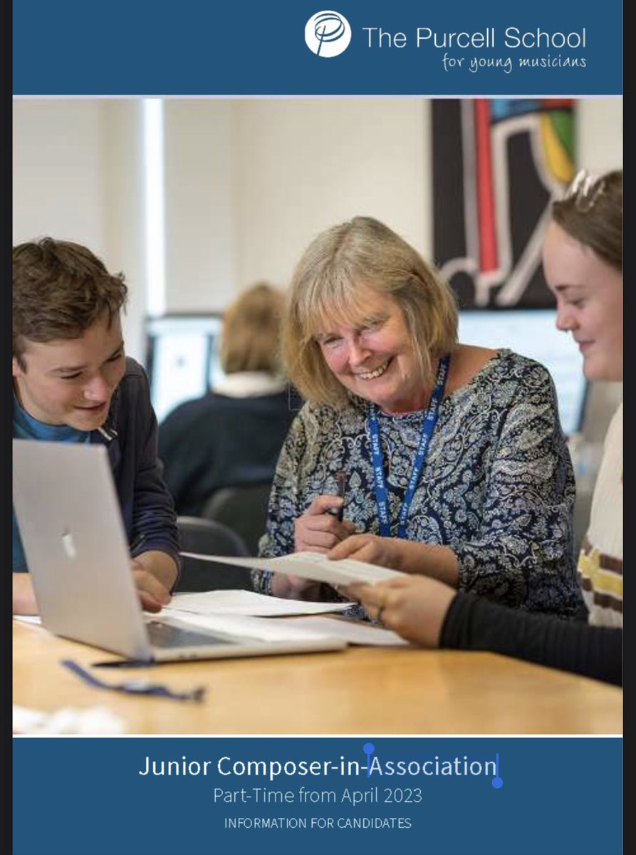Daniel Fardon (@danielfardon) on Twitter photo 📣 🎵 Seriously exciting & unique opp. for a composer to come and work with us as Junior Composer-in-Association at the fabulous <a href="/PurcellSchool/">The Purcell School for Young Musicians</a> for Young Musicians! Contact me for more deets. #newmusic #composer
<a href="/AlisoninNorfolk/">Alison Cox</a>
@ConductorPaul
purcell-school.org/wp-content/upl… 📣 🎵 Seriously exciting & unique opp. for a composer to come and work with us as Junior Composer-in-Association at the fabulous <a href="/PurcellSchool/">The Purcell School for Young Musicians</a> for Young Musicians! Contact me for more deets. #newmusic #composer
<a href="/AlisoninNorfolk/">Alison Cox</a>
@ConductorPaul
purcell-school.org/wp-content/upl…