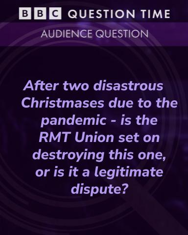 BBC Question Time tweet media
