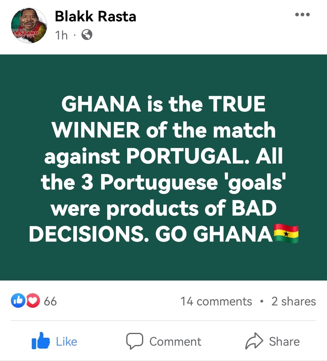 Blakkrasta's tweet photo. Ghana was robbed, FLAT... Hell will, at least, have one REFEREE in there! https://t.co/6Q9EC0Bc9w