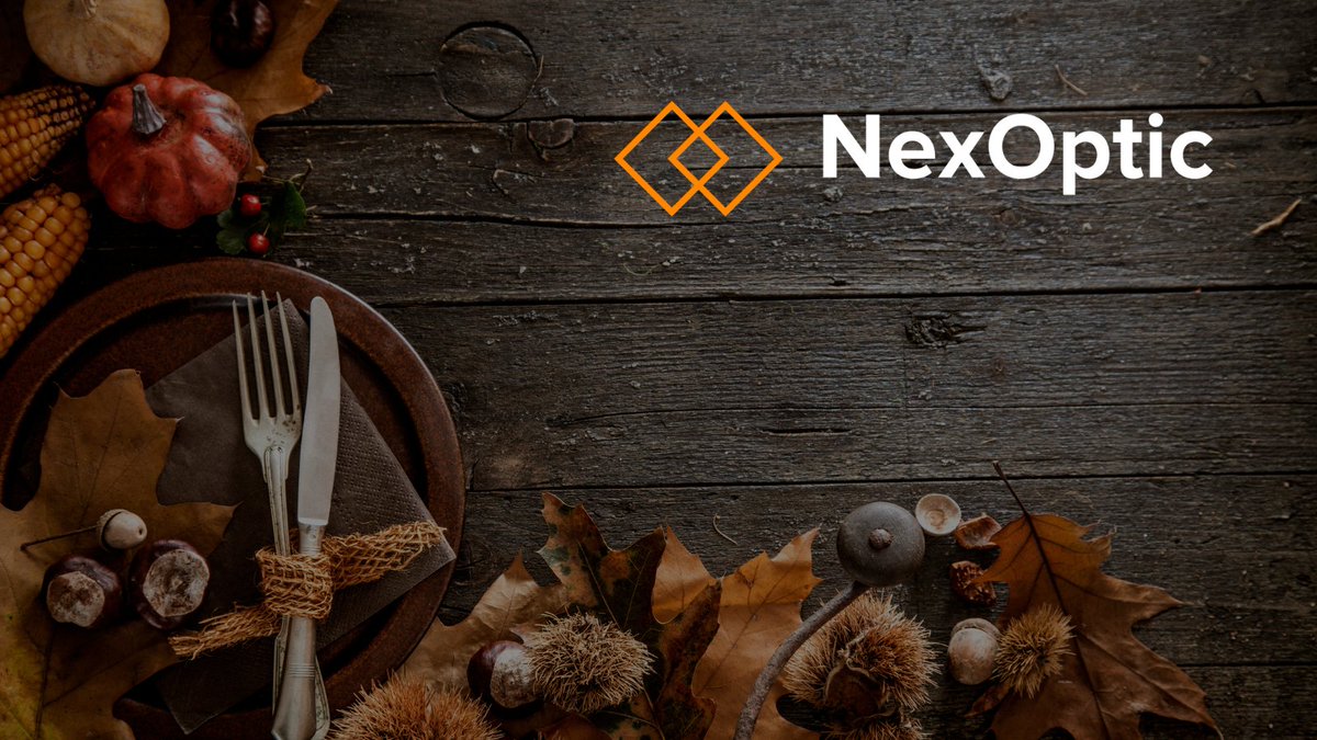 #HappyThanksgiving!

Here's to a better view and moments to remember from your friends at NexOptic.