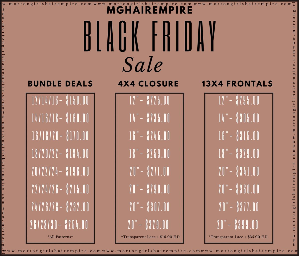 HairMorton's tweet photo. Happy Thanksgiving from MGHAIREMPIRE to you &amp; your family 🤎🦃

Shop our Black Friday Sale Now Until Sunday 
https://t.co/6A2Q1QSsBc https://t.co/WmlLE7IlZz