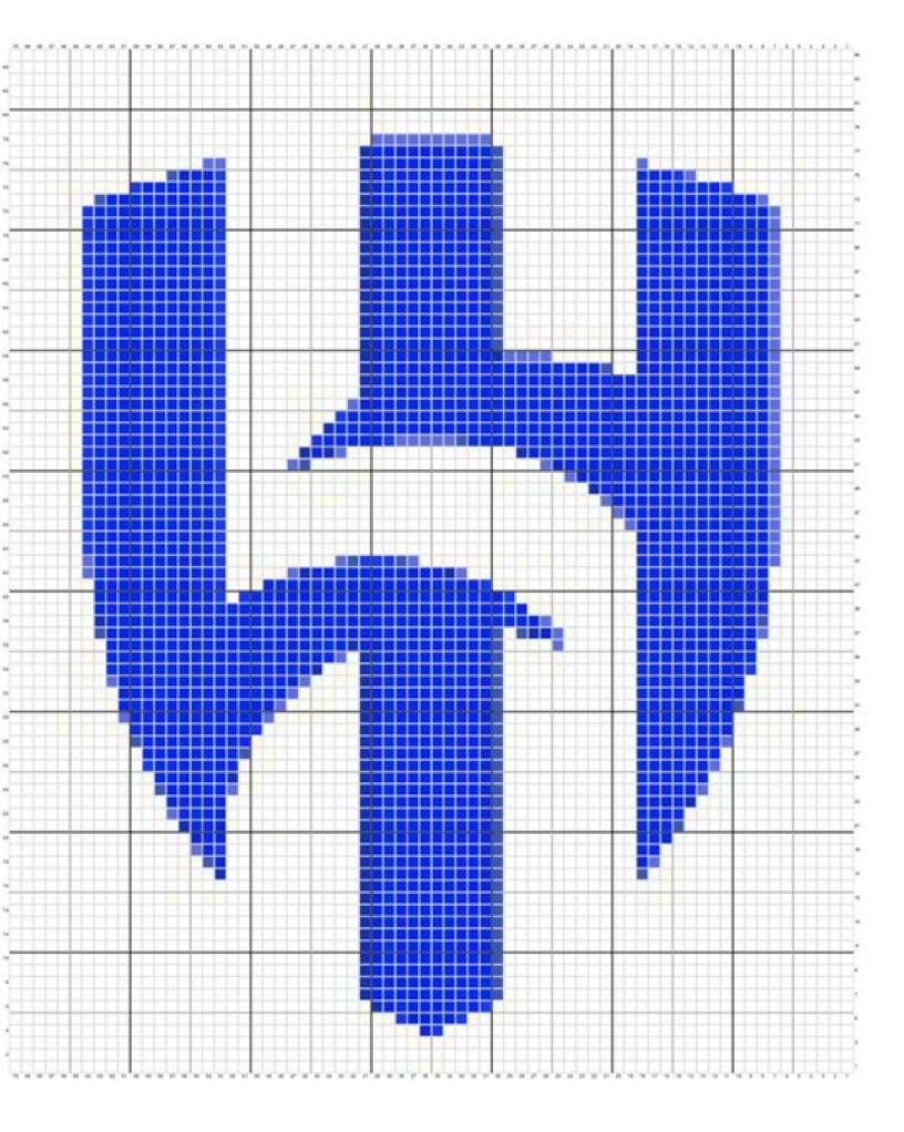 احدى الأخوات من لبنان اهدت الي رسمة شعار الهلال السعودي بطريقة المربعات شكراً من القلب على هديتها وطيب مشاعرها نحو النادي والسعوديه كافه