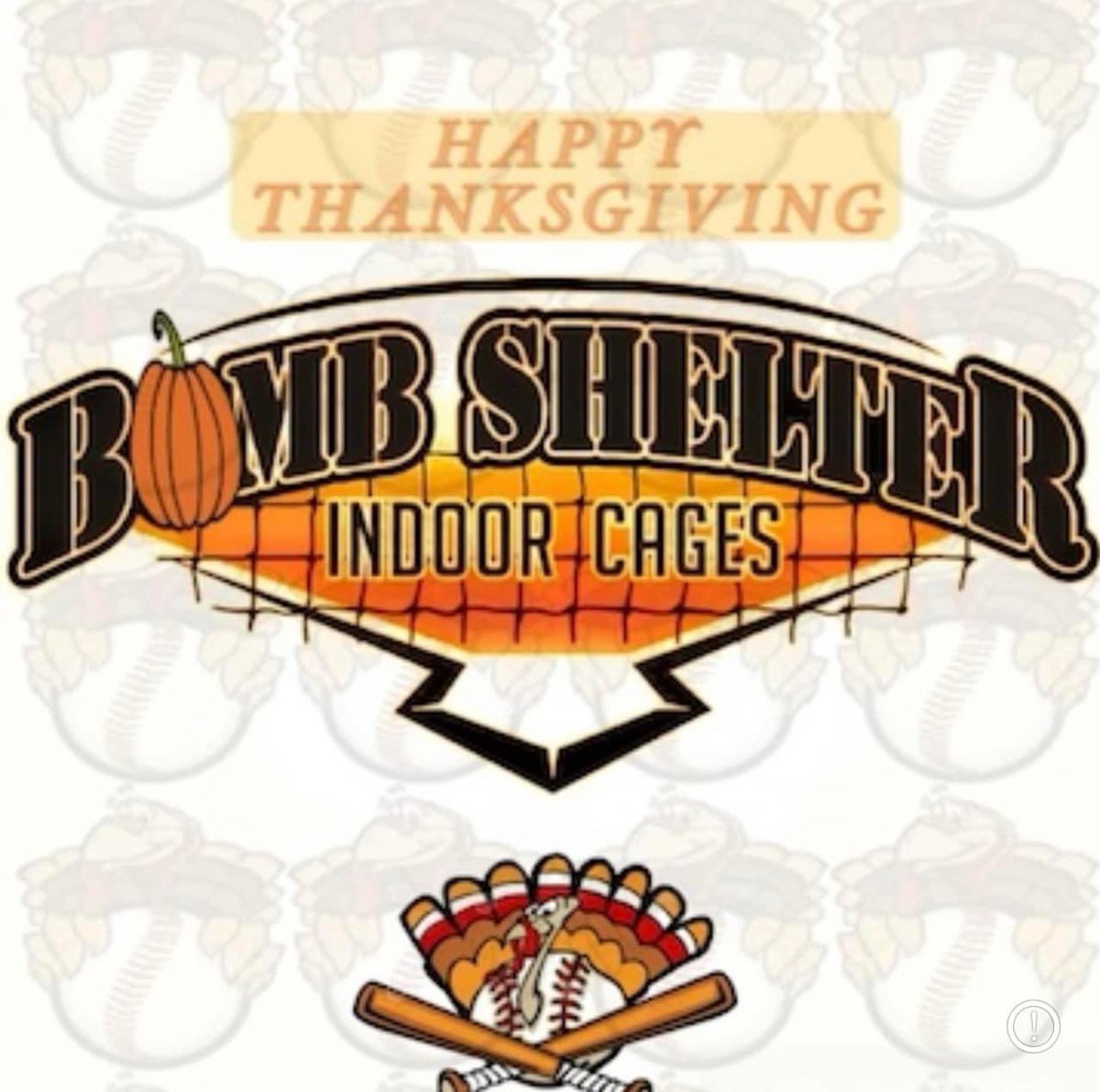 Happy Thanksgiving from Bomb Shelter Softball! We are thankful for all the girls we have the privilege of training! 🥎💣🧡