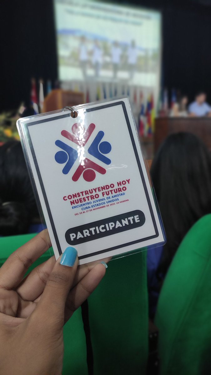 CubanSkywalker's tweet photo. This is my first day sharing with these talented and committed young militants from #Cuba and #EEUU . I bet it will be a great opportunity to bring our cultures closer, fight misinformation and built new bridges.🇨🇺🇺🇸
 #youthfriendshipmeeting
#ConstruyendoHoyNuestroFuturo https://t.co/ISvg9PI1f7