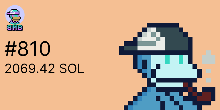 🙊 SMB #810 COLLECTED for 2069.42 S◎L
💵 $29,985.90 USD

→ magiceden.io/item-details/D…

🐒 <a href="/solanambs/">Solana Monkey Business</a>

📝 explorer.solana.com/tx/vd4gk6JnKNb…
