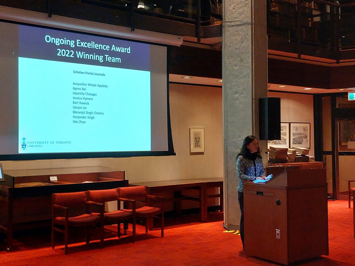 scholarsportal's tweet photo. 🔹20 years as a Scholars Portal service
🔹serving 539,468 students across @ocul_libraries 
🔹65 million+ articles loaded
🔹80 million+ downloads
🔹1st Canadian repository to achieve TDR status

Today the Scholars Portal Journals team was recognized for their Ongoing Excellence! https://t.co/GbcnUATz78