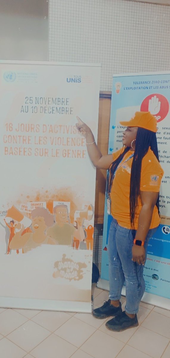ZoubereV's tweet photo. Je suis jeune et je dois travailler à ce que les prochaines générations et la mienne ne vivent pas de Violences Basées sur le https://t.co/K8Mp2mnyns responsabilité individuelle et collective est primordial pour #StopVBG 
#OrangeTheWorld 
#16joursdactivisme https://t.co/wzJ1ZZed6u