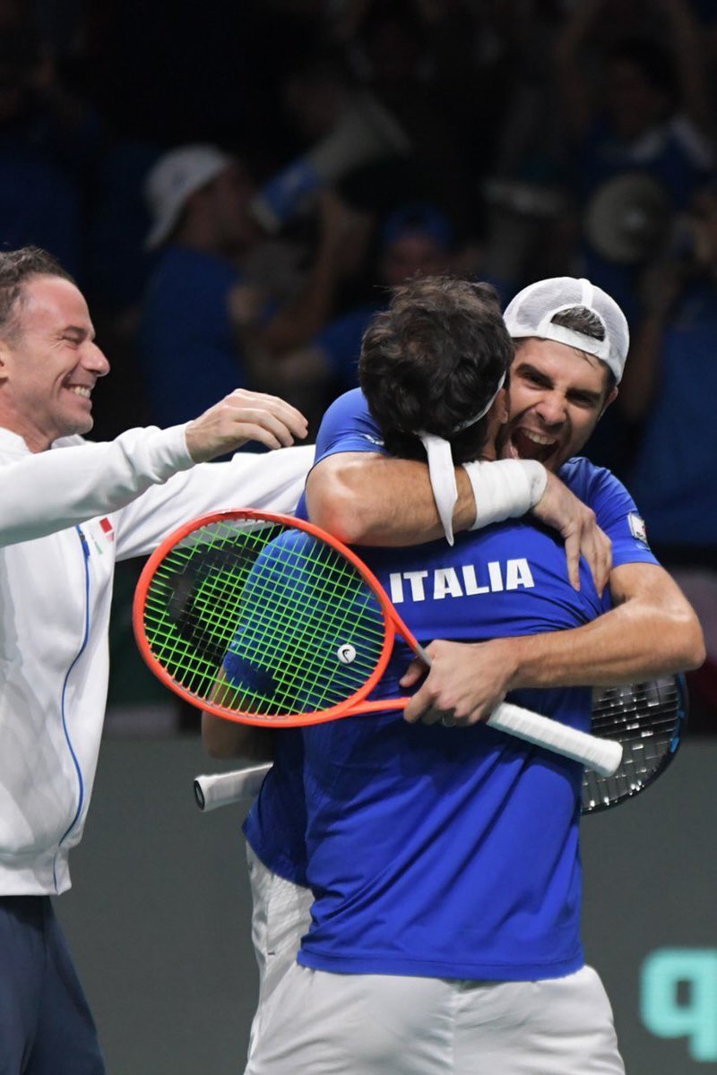 …il sogno continua! Forza Italia 🇮🇹 @DavisCup