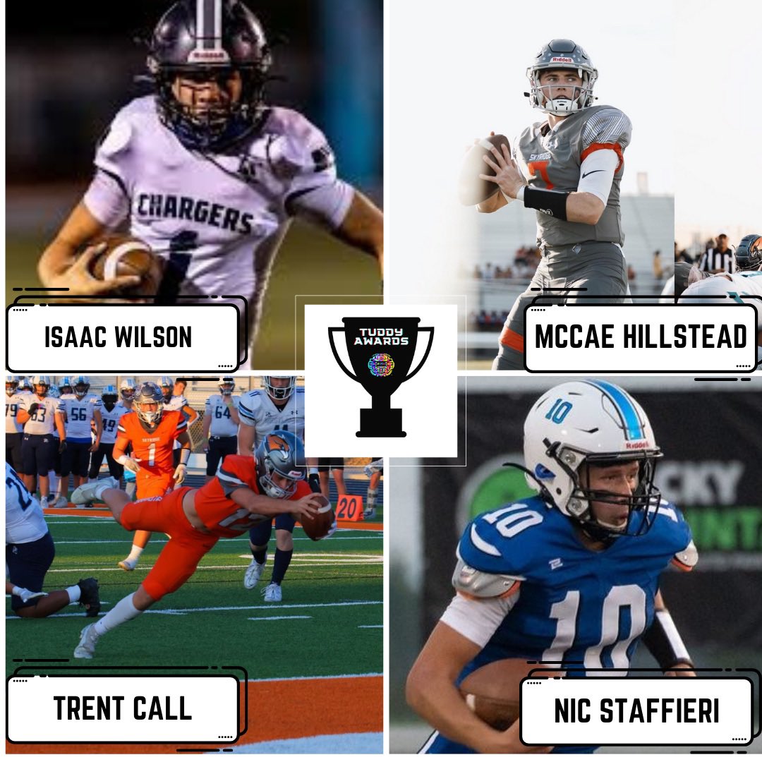 Jeff Tuckett (@jeff_tuckett) on Twitter photo Region 4 QB of the Year Finalists 🏆
<a href="/Isaac_kawika/">Isaac Wilson</a> <a href="/CCHSFOOTBALL_/">CornerCanyonFootball</a> <a href="/skyridgefb/">SKYRIDGE FOOTBALL</a> <a href="/mccaehillstead/">McCae Hillstead</a> <a href="/nic_staffieri10/">nic_staffieri10</a> Region 4 QB of the Year Finalists 🏆
<a href="/Isaac_kawika/">Isaac Wilson</a> <a href="/CCHSFOOTBALL_/">CornerCanyonFootball</a> <a href="/skyridgefb/">SKYRIDGE FOOTBALL</a> <a href="/mccaehillstead/">McCae Hillstead</a> <a href="/nic_staffieri10/">nic_staffieri10</a>