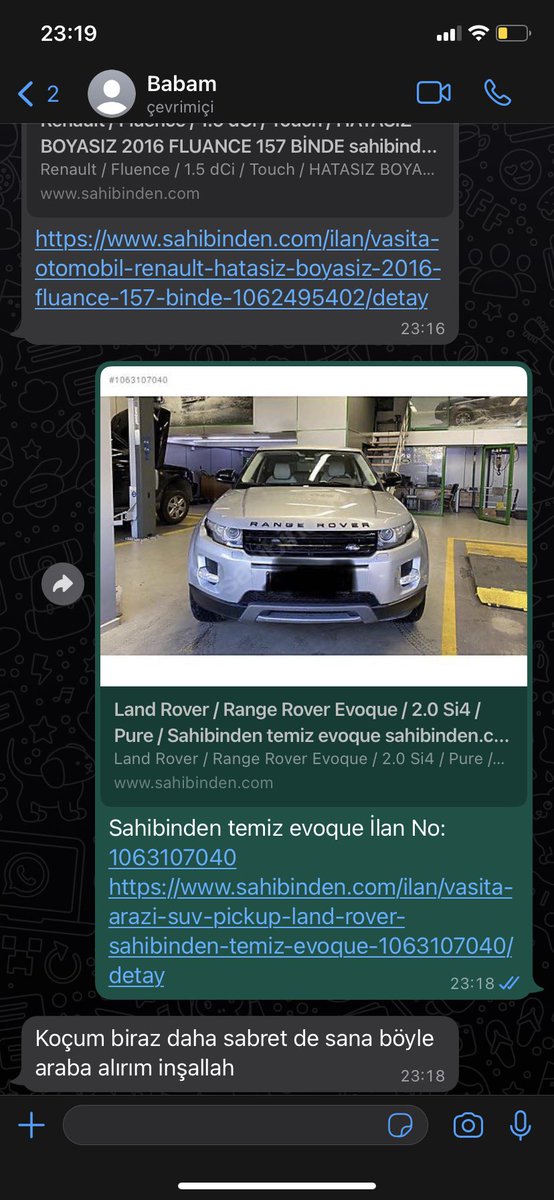 Babamla max konuşmamız