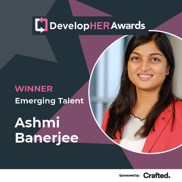 SyncDevelopHER's tweet photo. DevelopHER Awards Emerging Talent Award 2022 - Winner Ashmi Banerjee #DevelopHERAwards #DevelopHER #Norwich #Awards https://t.co/SROms4fp7z