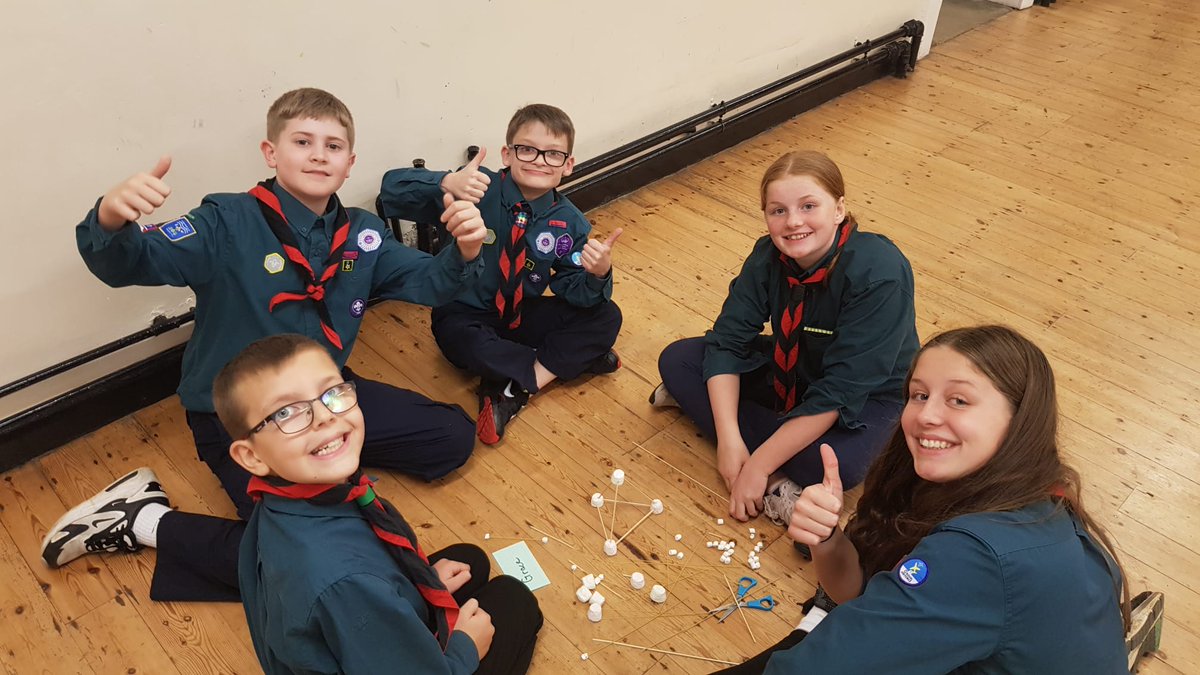 1stBlunsdon's tweet photo. Marsh-mellow tower building challenge #unfairresources https://t.co/dYYQSlaeLC