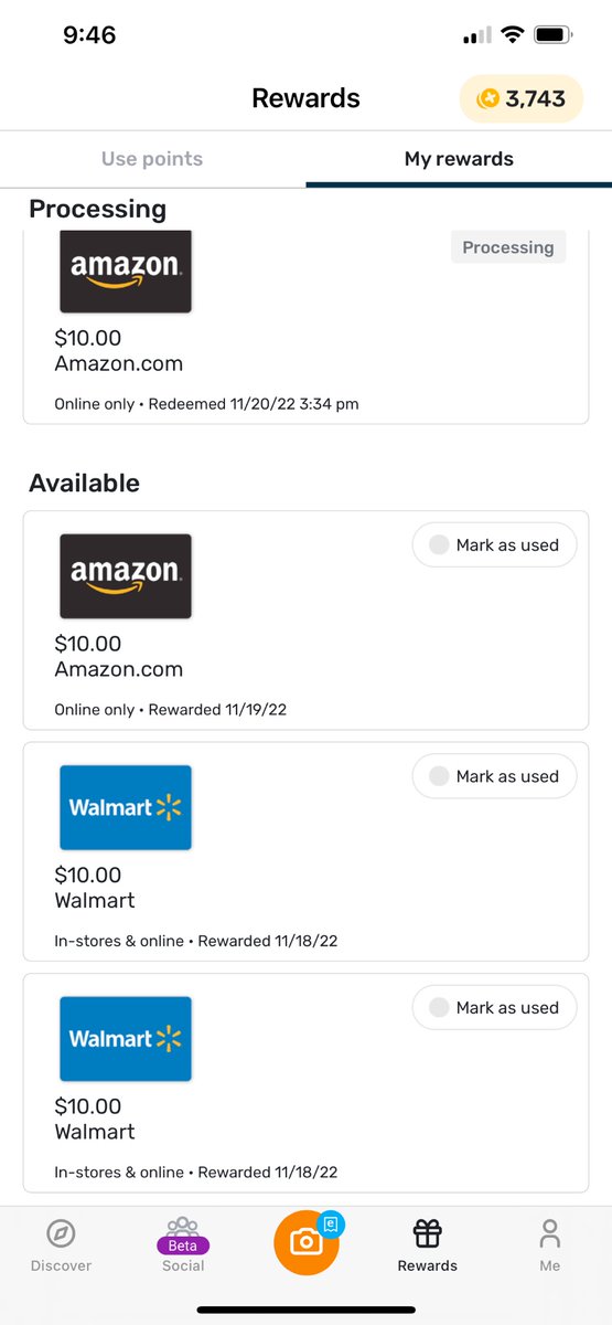 I have already earned $40 in gift cards using the FETCH App. All you do is scan all your receipts (from anywhere) and you earn gift cards! Use my link below to download the app &amp; we both get 2,000 points.  

fetchrewards.onelink.me/vvv3/referralt…

#Rewards #free #giftcards #RewardsPoints