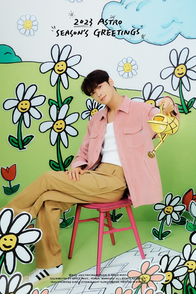 [#아스트로]
2023 ASTRO SEASON'S GREETINGS
FAVORITE ver.🌼

#차은우 #CHAEUNWOO #ASTRO #아로하 #AROHA