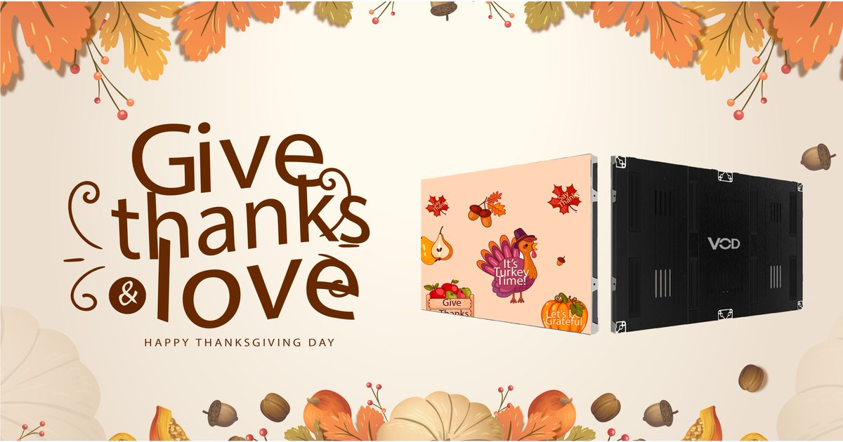 VOD__Visual's tweet image. Happy Thanksgiving from #VODVisual! 

Thank you for being our valued clients and partners. We are grateful for the trust you have placed in us. May your day be filled with good luck, love and laughter. ❤️

#Thanksgiving #Thanksgiving2022 #LEDdisplay