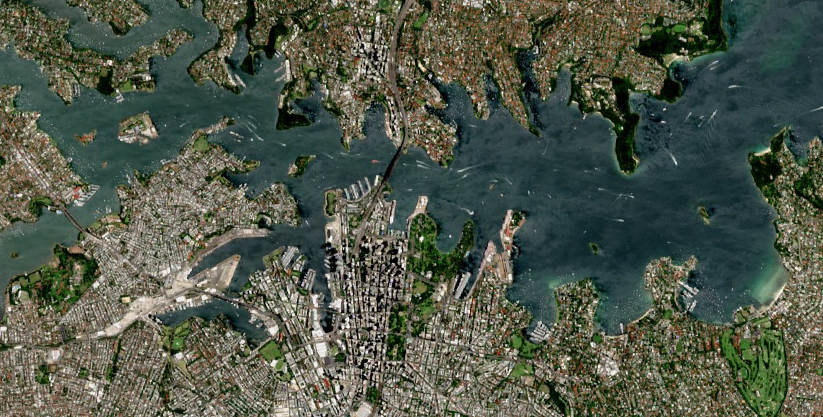 AllThingSpatial's tweet image. Sydney CBD - Sydney Opera House - Sydney Harbour #Australia Sentinel-2 🛰️imagery 2022.11.20 (10m resolution)

#SatelliteImagery #OpenData 
@CopernicusEU