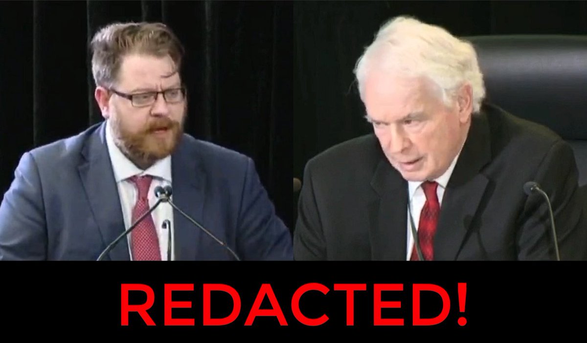 VidStorm's tweet photo. ❌ REDACTED ❌ Brendan MILLER vs Trudeau Staffers - Notes ⬛ BLACKED OUT ⬛

📹 https://t.co/mDW9Qx83yo

FULL Cross Examination - Brendan MILLER vs Katie Telford, Brian Clow and John Brodhead.

#FreedomConvoy2022 #PublicInquiry #REDACTED #POEC #MillerTime https://t.co/LV817FfPOL