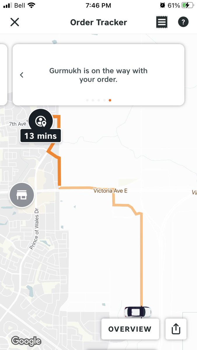 amberwoodske's tweet photo. Hey @SkipTheDishes you need drivers that know how to follow a gps!  It should only take 5 minutes from the restaurant to my house!!  NOT impressed!! The time should be getting shorted not longer! https://t.co/LuVSbZNgZ3
