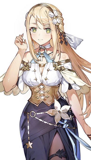 今回のライザコラボで一番の注目キャラは乳が原作より盛られてるクラウディア 