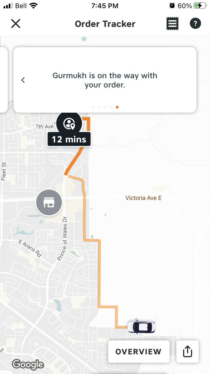 amberwoodske's tweet photo. Hey @SkipTheDishes you need drivers that can follow a GPS!!  I live 5 minutes away from the restaurant and he is going across the highway away from my house!!!  NOT impressed at all! https://t.co/Kh4VemcUP4