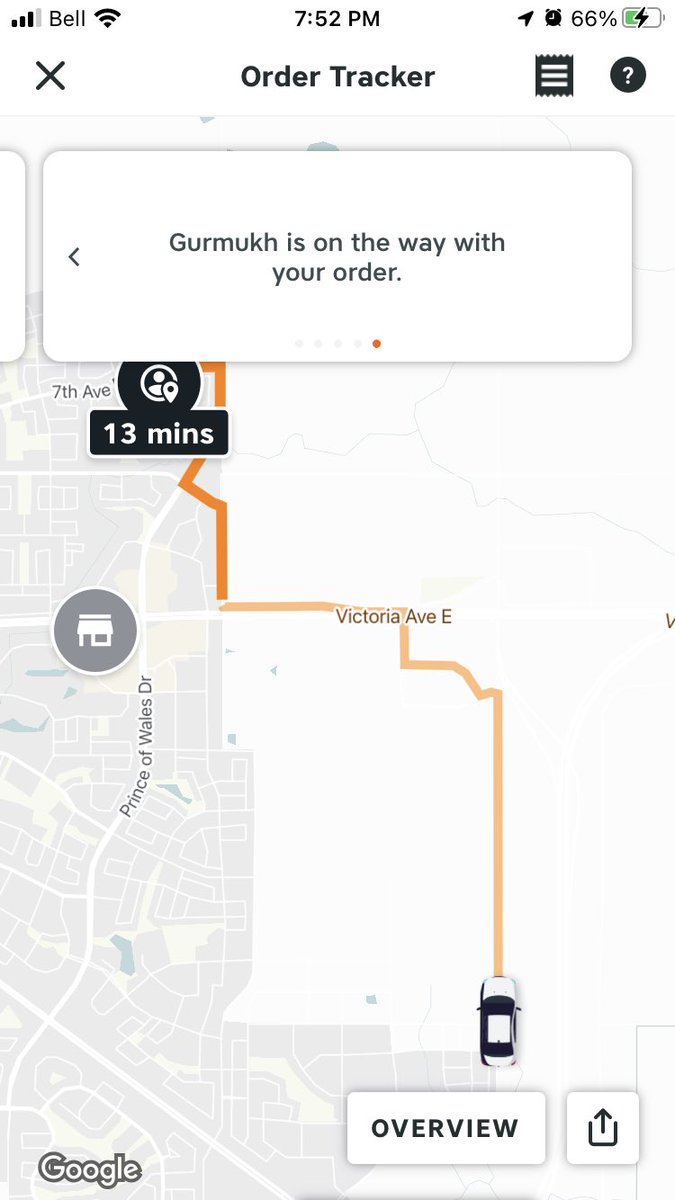 amberwoodske's tweet photo. Hey @SkipTheDishes you need drivers that can follow a GPS!!  I live 5 minutes away from the restaurant and he is going across the highway away from my house!!!  NOT impressed at all! https://t.co/Kh4VemcUP4