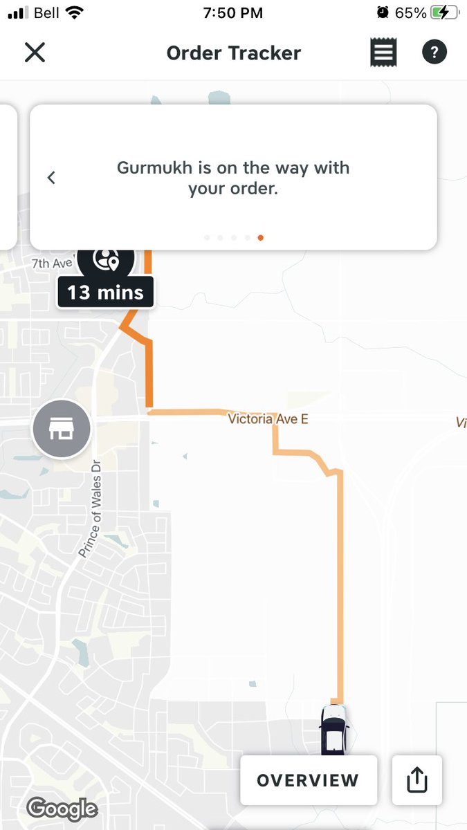 amberwoodske's tweet photo. Hey @SkipTheDishes you need drivers that can follow a GPS!!  I live 5 minutes away from the restaurant and he is going across the highway away from my house!!!  NOT impressed at all! https://t.co/Kh4VemcUP4