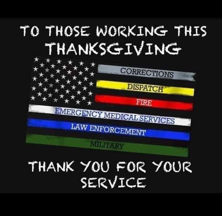 PCRC_AACo's tweet photo. Thank you for giving up your day to keep us safe during ours! We are thankful for all of you! https://t.co/AfsD26hqni