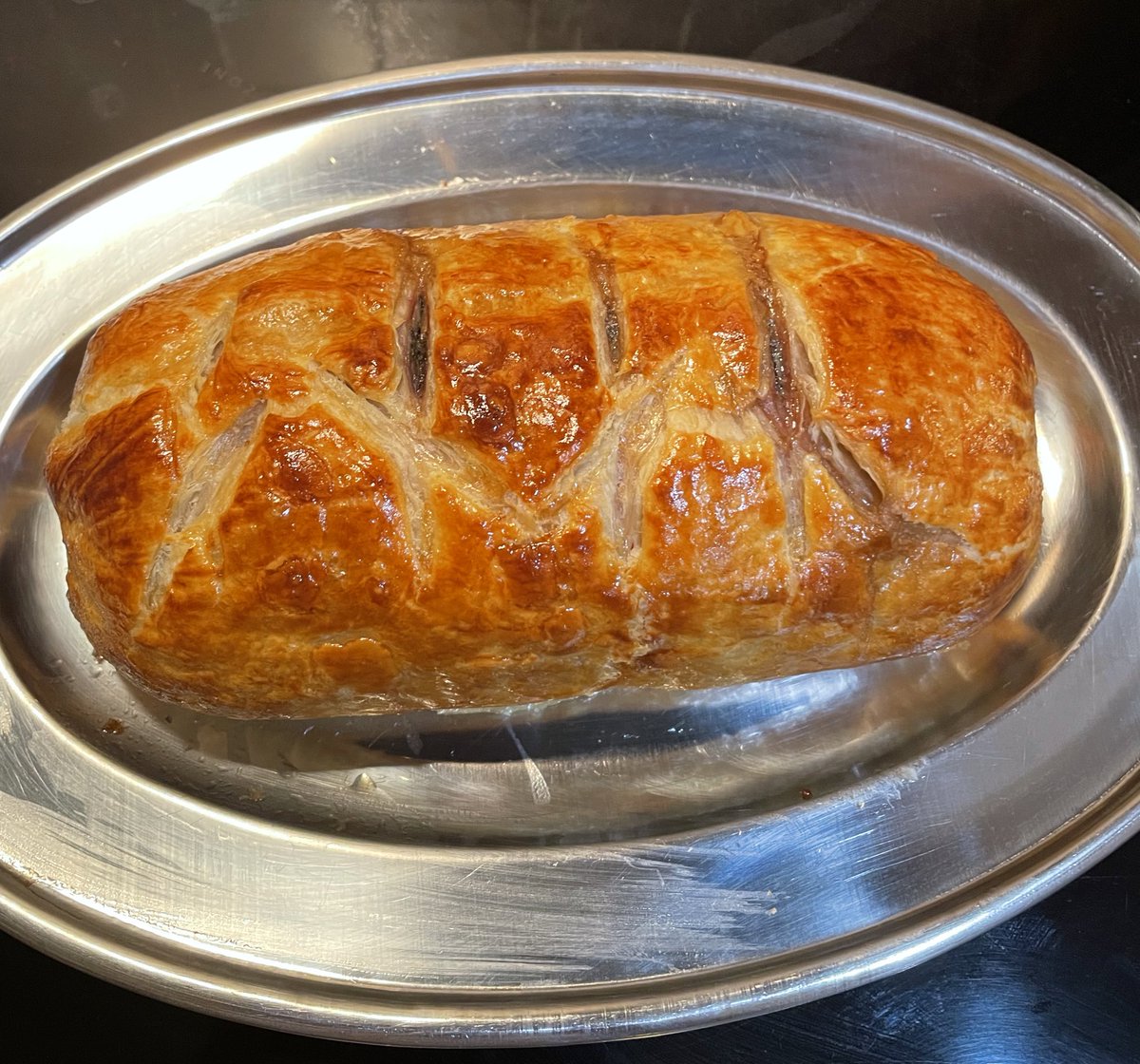 AnthonyMikhael's tweet photo. First attempt at Beef Wellington 😊 @GordonRamsay how’d I do? https://t.co/2s1jNbL8jf