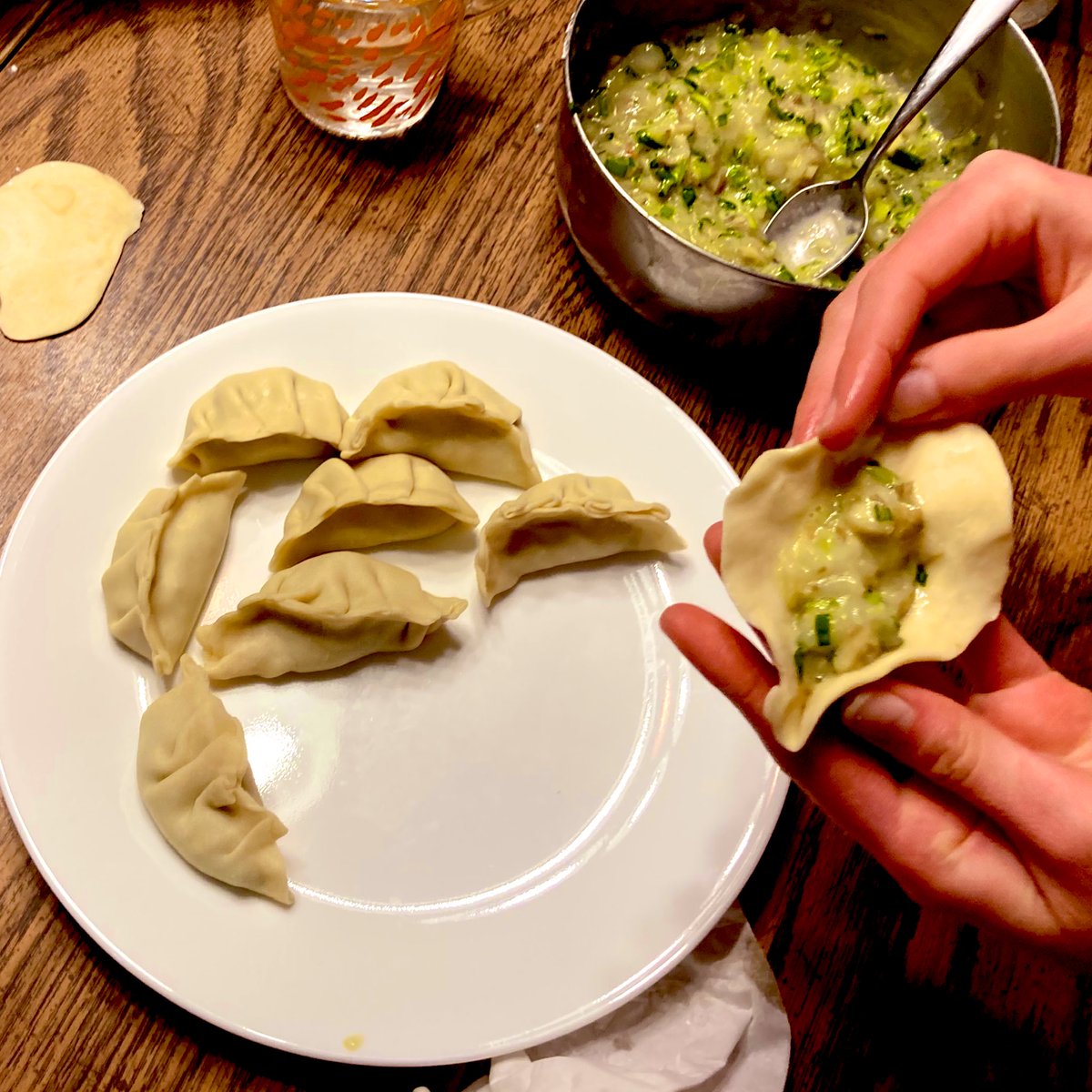 We already had our turkey last weekend but were looking for a suitably festive family dinner. Settled on homemade gyoza with wrappers made from scratch. It was fun to get the kids involved! #HappyThanksgiving2022