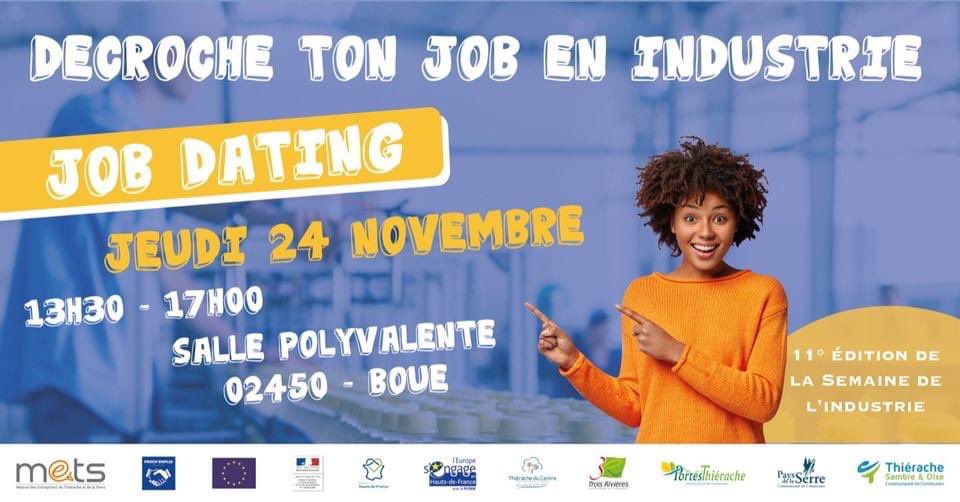EricDonnay3's tweet photo. Dans le cadre de la semaine de l’Industrie . La Mets et son antenne Proche Emploi organisées le 1er Job Dating . 
Plus de 45 emplois à pouvoir dans les industries du territoire, pas moins de 100 candidats se sont présentés. 
Et oui en Thierache on recrute. @mets02140 @M2RI_HDF https://t.co/7tJBcVQG8B