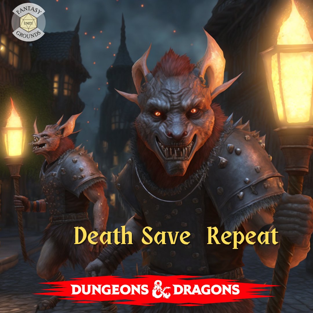FGACommunity's tweet photo. Death Save Repeat [Streamed] | Warhorn https://t.co/V0M6aSwHH5 a free DnD5e One Shot Game happening this coming Sunday! Players only need the @FantasyGrounds2 Unity VTT platform demo to play. @Wizards_DnD #rpg #dnd #vtt #holidays #vttrpg #dnd5e #fgcon https://t.co/fHTcja1Sg4