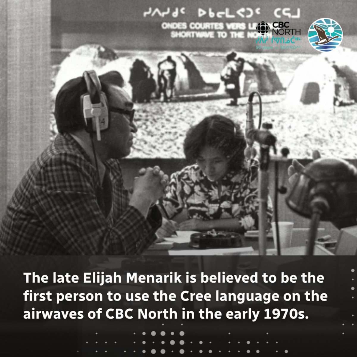 On the Grand Council of the Crees IEeyou Istchee)/Cree Nation Government, we would like to congratulate the CBC Cree unit team on all their accomplishments and all of those that have helped to make the modern-day Cree journey a part of our daily lives.