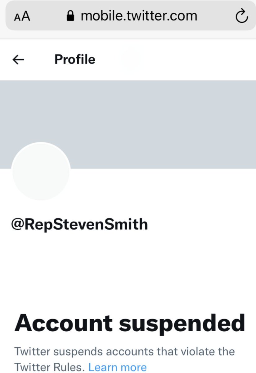 @elonmusk Please reinstate @RepStevenSmith @Elenaforever13